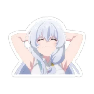 🙂 emoji Elaina Telegram sticker 9 of 20