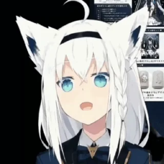 😰 emoji HoloLive Telegram sticker 16 of 50