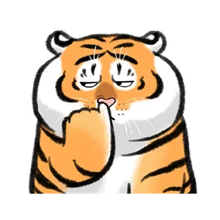 🐯 emoji 猛虎下山 2.0 Telegram sticker 19 of 40