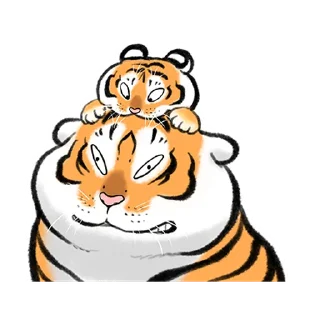 🐯 emoji 猛虎下山 2.0 Telegram sticker 24 of 40