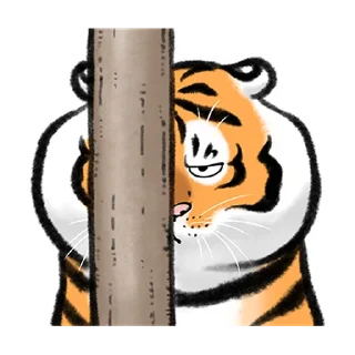 🐯 emoji 猛虎下山 2.0 Telegram sticker 6 of 40