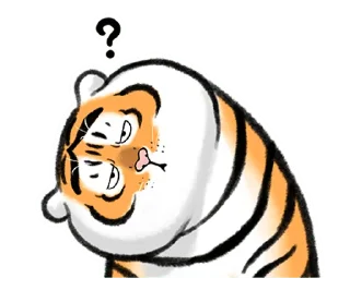 ❓ emoji 猛虎下山 2.0 Telegram sticker 13 of 64