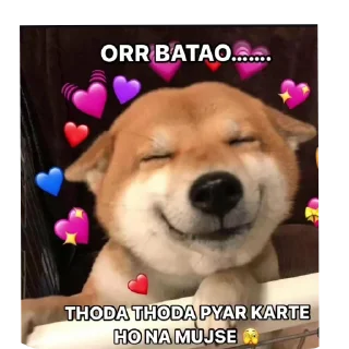 🐶 emoji For Masti Telegram sticker 9 of 110