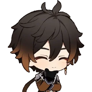 ☺️ emoji zhongli Telegram sticker 9 of 14
