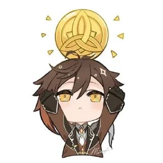 Sticker from Zhongli