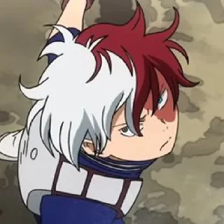 🧊 emoji shoto todoroki @INSCMNIAC Telegram sticker 22 of 50