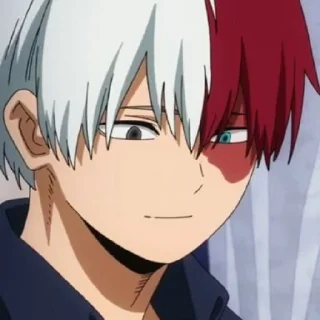 🧊 emoji shoto todoroki @INSCMNIAC Telegram sticker 1 of 50