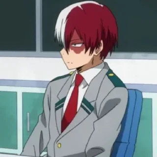 ❄️ emoji Todoroki Shoto Telegram sticker 5 of 78