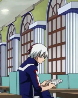 Sticker from Todoroki Shoto