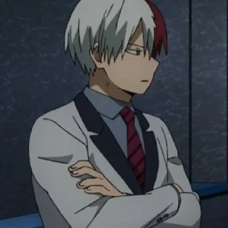 ❄️ emoji Todoroki Shoto Telegram sticker 14 of 120