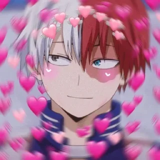 ❄️ emoji Todoroki Shoto Telegram sticker 9 of 120