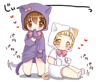 🍀 emoji ⋆ Boy Of A Cat Ear 2 ࿈ @petiteyeux ♡% Telegram sticker 6 of 39
