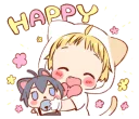 ☺️ emoji Boy of a cat ear 4 @bistic Telegram sticker 19 of 40