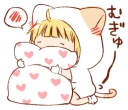 ❤️ emoji Boy of a cat ear 4 @bistic Telegram sticker 17 of 40