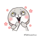 Sticker from 好想兔-拿我沒轍 @fathousechun