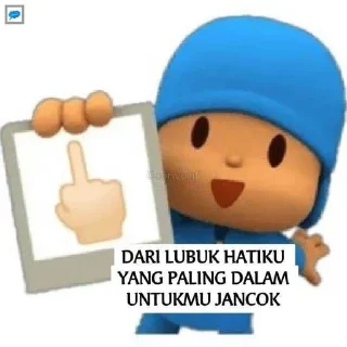 🙂 emoji AWOAKWOAK NYOLONG Telegram sticker 16 of 36
