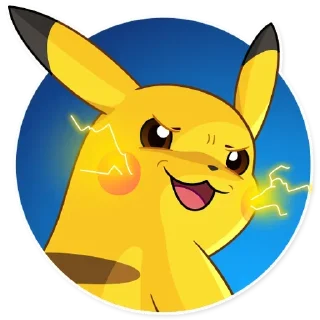 😈 emoji @Opstickerpacks ✨pikachu 🌸🍃 Telegram sticker 15 of 40