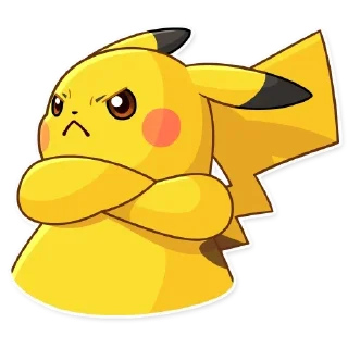 😠 emoji @Opstickerpacks ✨pikachu 🌸🍃 Telegram sticker 14 of 40