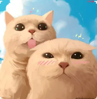 🌟 emoji @Opstickerpacks 🌸 cats ✨ Telegram sticker 13 of 45