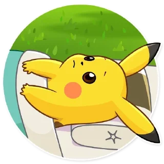😕 emoji @Opstickerpacks ✨pikachu 🌸🍃 Telegram sticker 18 of 40