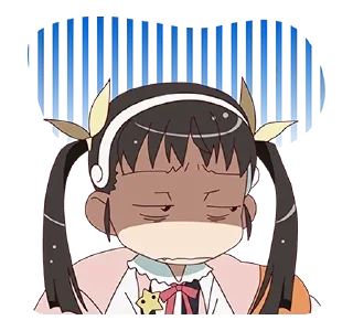 😑 emoji Monogatari @Yoga_CIC Telegram sticker 10 of 88