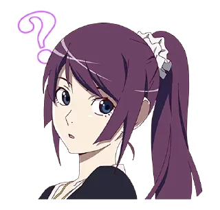 ❓ emoji Monogatari @Yoga_CIC Telegram sticker 7 of 88