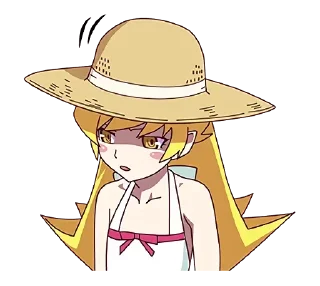 😕 emoji Monogatari @Yoga_CIC Telegram sticker 15 of 88