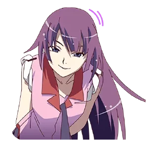 😏 emoji Monogatari @Yoga_CIC Telegram sticker 2 of 88
