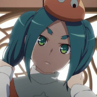 🙁 emoji Monogatari Series: Off & Monster Season // @Anime_Sticker_noob Telegram sticker 7 of 19