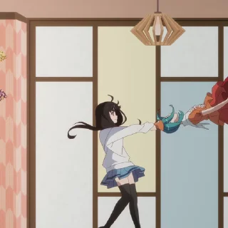 💃 emoji Monogatari Series: Off & Monster Season // @Anime_Sticker_noob Telegram sticker 9 of 19