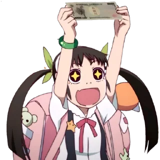 🫡 emoji Monogatari || @anime_sticker_noob Telegram sticker 11 of 80