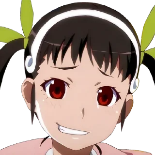 🫡 emoji Monogatari || @anime_sticker_noob Telegram sticker 13 of 80
