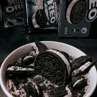 🥡 emoji Oreo @stiker_makanan Telegram sticker 17 of 23