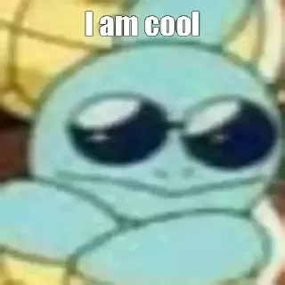 Sticker from I am cool
