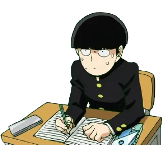 🥵 emoji Mob phycho @mangaenglish Telegram sticker 18 of 30