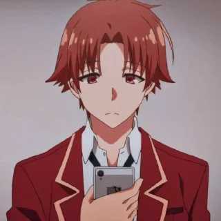 🏓 emoji Kiyotaka Ayanokoji :: @Hanim1O Telegram sticker 8 of 120