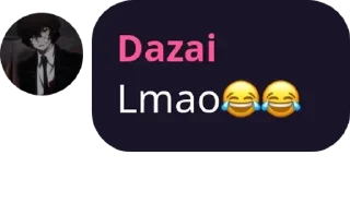 😂 emoji Dazai Telegram sticker 13 of 29