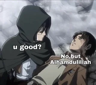 Sticker from Anime meme twt @mysteryischool