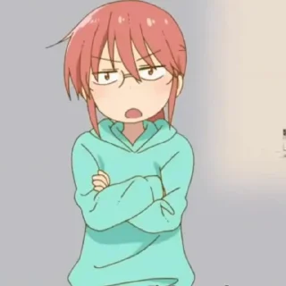 🌾 emoji Kobayashi @anime_stickerspack Telegram sticker 7 of 28