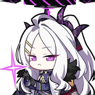 😐 emoji ブルーアーカイブ/Blue Archive/碧蓝档案/蔚蓝档案/블루 아카이브 sticker包 @Uindobureka Telegram sticker 13 of 105