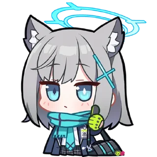 👍 emoji ブルーアーカイブ/Blue Archive/碧蓝档案/蔚蓝档案/블루 아카이브 sticker包 @Uindobureka Telegram sticker 21 of 105