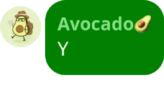Sticker from Avocado
