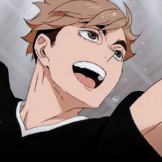 🏐 emoji Miya Atsumu by pinterest Telegram sticker 8 of 20
