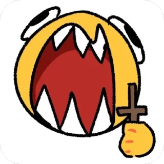 🫥 emoji Cursed emojis Telegram sticker 12 of 33