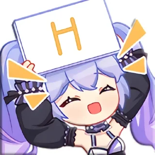 🅰️ emoji 举牌小向晚 Telegram sticker 10 of 79