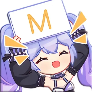 🅰️ emoji 举牌小向晚 Telegram sticker 15 of 79