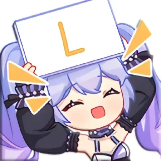 🅰️ emoji 举牌小向晚 Telegram sticker 14 of 79