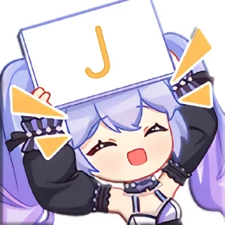 🅰️ emoji 举牌小向晚 Telegram sticker 12 of 79