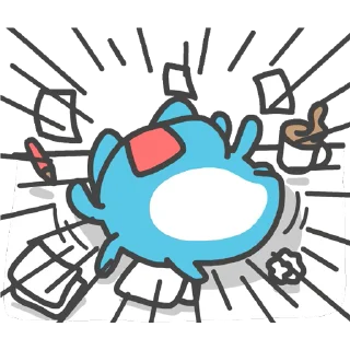 🧊 emoji 咖波 視像② @Capoo_Stickers Telegram sticker 21 of 48