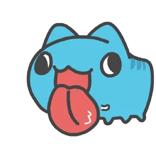 👅 emoji 咖波 視像⑤ @Capoo_Stickers Telegram sticker 11 of 48